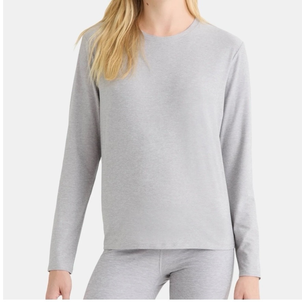 💕5/$15 Athletic Works Heather Gray Crewneck Tee, Butter Core NEW
